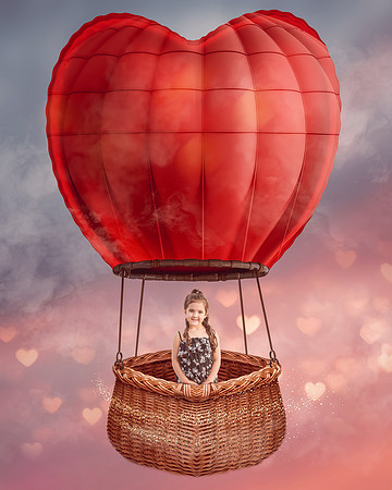 Heart Hot Air Balloon